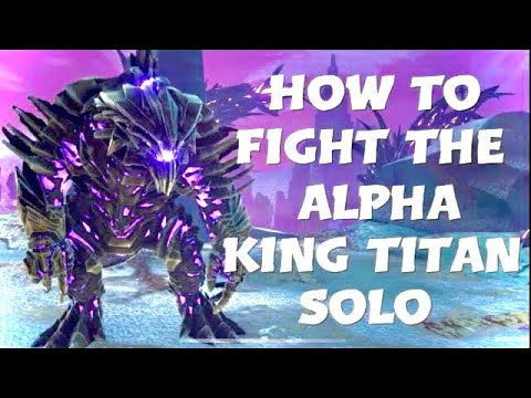 Ark how to fight the alpha king Titan solo