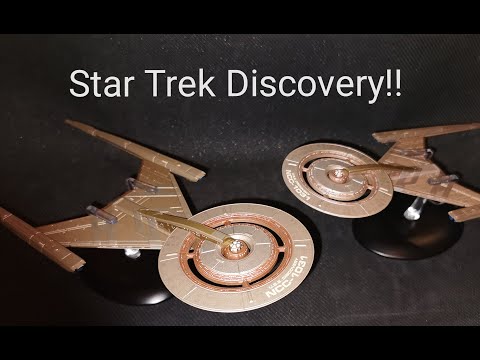 Star Trek Discovery - Eaglemoss model comparison.