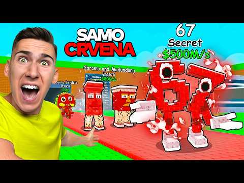 SAMO CRVENI BRAINROTOVI IZAZOV U STAEL A BRAINROT!