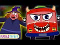 Ruedas En El Autobús Con Monstruos Espeluznantes Canciones De Miedo Para Niños Pueblo Teehee