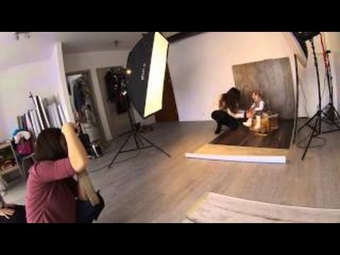 Sesja na roczek - backstage