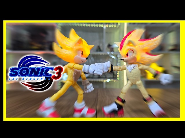 Vídeo relacionado con Sonic 3 la Película Figura Super Shadow de Jakks Pacific, Figura de Acción de 13 cm de Altura, 22 Puntos de Articulación para Aumentar la Diversión, Recomendado para Mayores de 3 Años