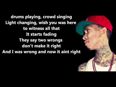 Far Away - Tyga Feat. Chris Richardson // Lyrics On Screen [HD]