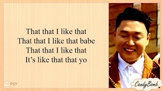 Download lagu PSY (feat. BTS SUGA) 'THAT THAT' EASY LYRICS mp3