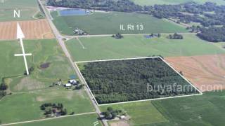 preview picture of video 'SOLD!!!!!!          Randolph County Illinois 40 acres'