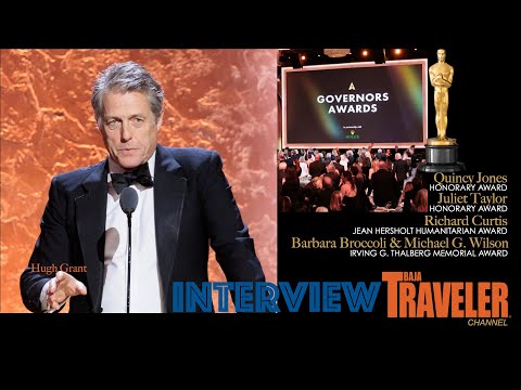 HUGH GRANT presented Richard Curtis the Jean Hersholt Humanitarian Award at the Governor Awards.