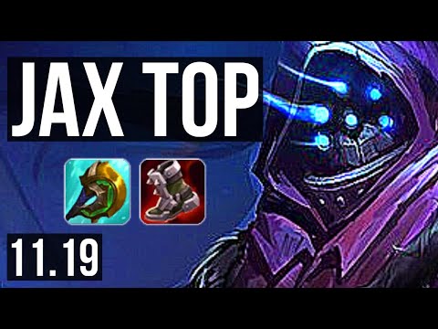 JAX vs GRAGAS (TOP) | 81% winrate, 4/0/6 | BR Grandmaster | v11.19
