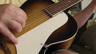Video thumbnail for July 21 2010 Demonstration of a 1960s Silvertone Archtop Guitar.wmv by GibbonsGuitars