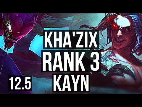 KHA'ZIX vs KAYN (JNG) (DEFEAT) | Rank 1 Kha, Rank 3, 1.4M mastery, 10/4/15 | EUW Challenger | 12.5