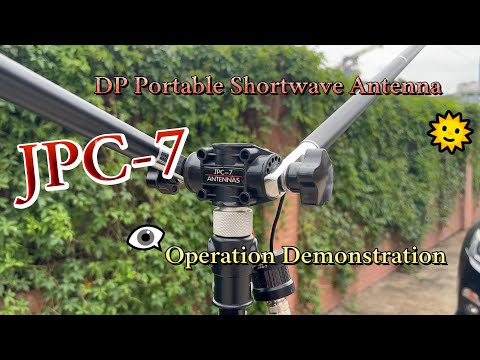 Installation Guide：JPC-7 DP Portable Shortwave  Antenna. Easy Tuning!