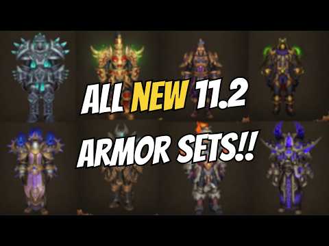 ALL FINAL Class Tier Sets REVEALED!! Manaforge Omega Raid - 11.2 PTR Transmogs WoW The War Within