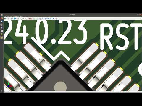 KiCad 5 #29a Fixing a Soldermask Problem On My LPC51U68JBD48 Breakout Board