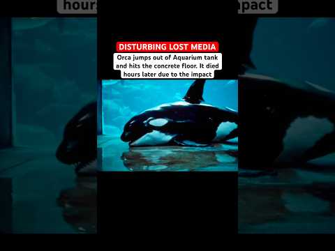 Orca tries to escape captivity in Aquarium