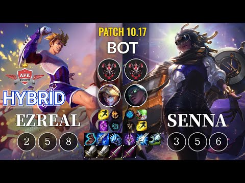 APK HyBrid Ezreal vs Senna Bot - KR Patch 10.17