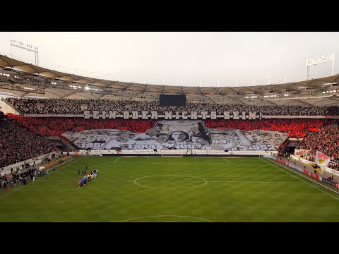 VfB Stuttgart - Karlsruher SC - Choreo - 19/20 Ultras Stuttgart Cannstatter Kurve TV