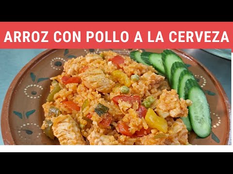 Arroz con pollo a la cerveza.- RecetasdeLuzMa