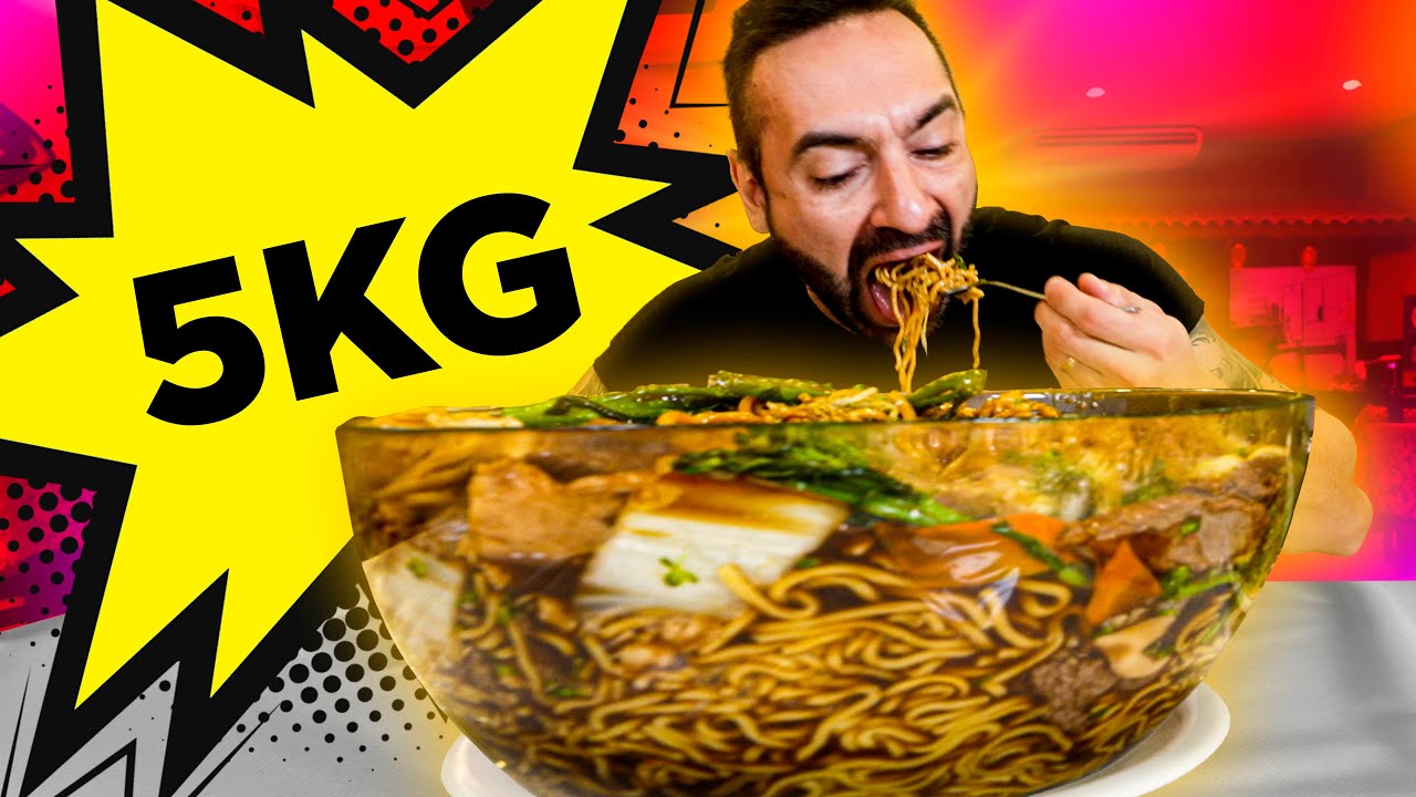 CORBUCCI tenta devorar 5KG de YAKISOBA!! ...depois de almoçar 1kg 😂