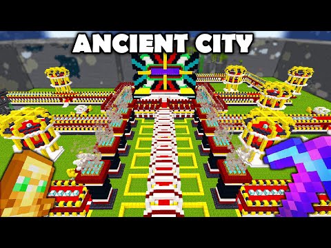 Insane transformation of ancient city in Hardcore Minecraft!