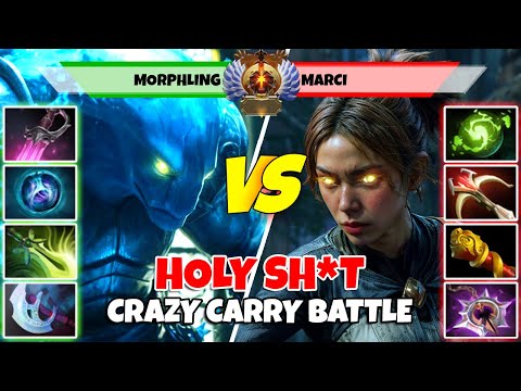 MORPHLING (Carry) vs MARCI (Carry) - Epic Battle Of Immortal Rank Dota 2 Players - Z Dota 2