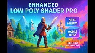 Low Poly Shader Pro Unity