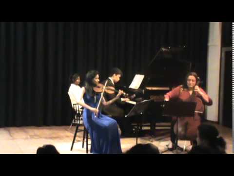 Claude Debussy: Piano Trio in G major (1880) – Nilu Silva, Dushy Perera, Louis Perera