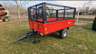 Metal Fach T736/2 új,  billenő pótkocsi,  1,5t