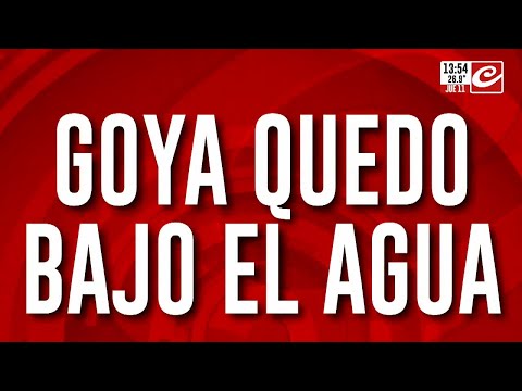 Corrientes bajo el agua: así quedó la ciudad de Goya