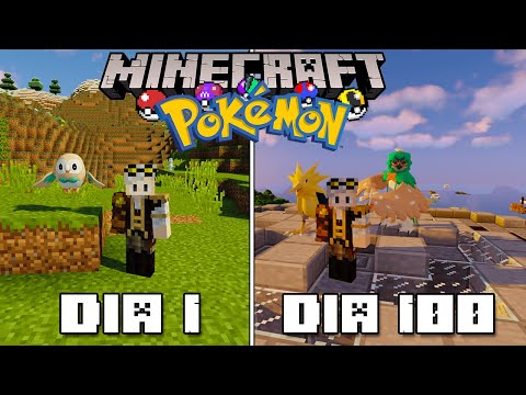 SOBREVIVI 100 DIAS NO MINECRAFT PIXELMON