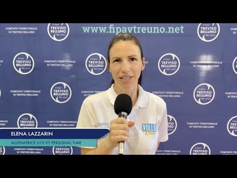 L'ALLENATRICE DEL VT PERSONAL TIME LAZZARIN DOPO LA FINALE U13M
