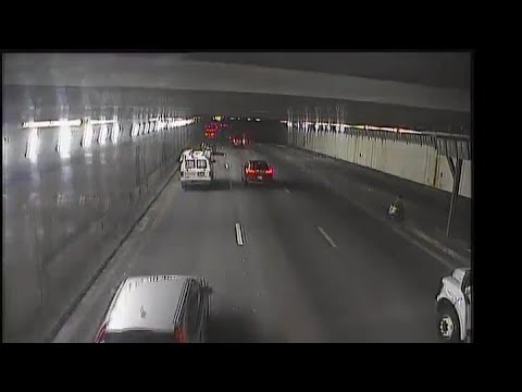 Tow truck driver protects man in wheelchair inside Boston tunnel