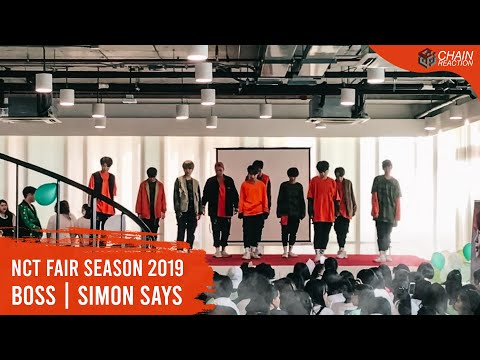 190210 CHAIN-reaction Cover NCT [BOSS + INTRO SIMON SAYS] @ NCT FAIR 2019