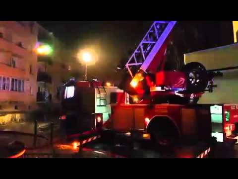 Pożar na Rycerskiej 25.003.2016