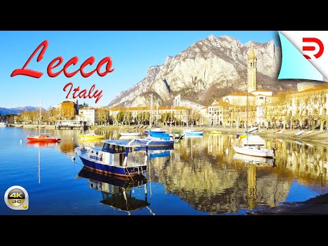 Lecco - Italy | Exploring Lecco | From the Station to The Lake | 4K - [UHD]