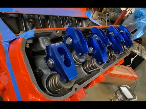 Big Block Chevy Roller Rocker adjustment. Overview of valvetrain, rockers and rocker adjustment.