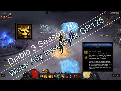 GR125 Water Ally Inna Monk ( 0 Caldesann's ) - Diablo 3 Season 26