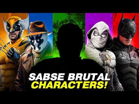 Top 5 Most Brutal Characters in Superhero Genre! | SuperSuper