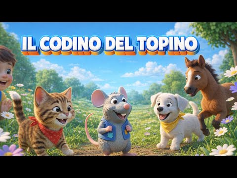 Il Codino Del Topino 🐭 🎶 | Canzoni per Bambini | Imparare Giocando