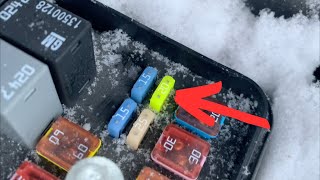 Fuel Pump Control Module Fuse 25A Location Chevrolet Equinox 2010-2017