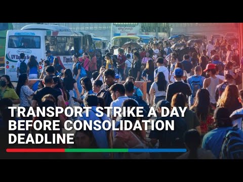 Transport strike a day before consolidation deadline
