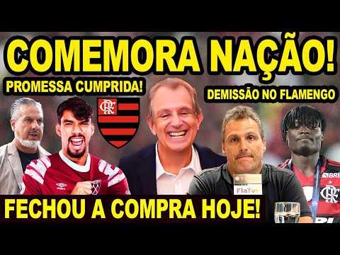Flamengo blindado: Compra confirmada, novo acordo e saída no Mengão!