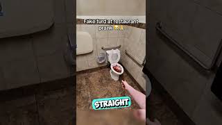 He Placed This In The Restaurant Toilet 😳 #shorts