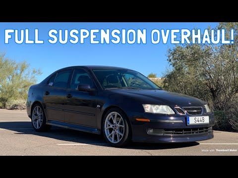 New Bilstein Suspension and Maptun Lowering Springs for My Saab 9-3!