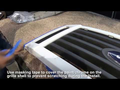Grille installation 2008-2010 Ford F-250 / F-350 Super Duty/Excursion