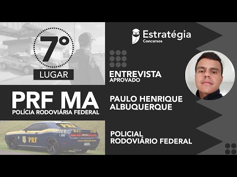 Paulo focou na PRF no pós-edital, deu seu máximo e alcançou o "melhor trabalho do mundo"