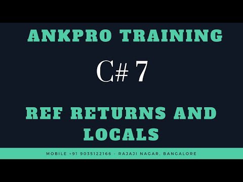 C 7 Chapter 6 Ref Returns and Locals