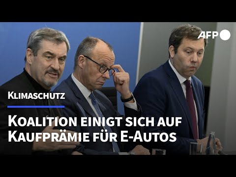Koalition einigt sich auf Kaufprämie für E-Autos | AFP