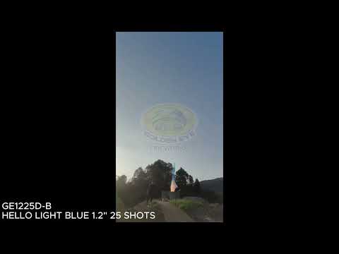 HELLO LIGHT BLUE 25 SHOTS 1.2” GE1225 B