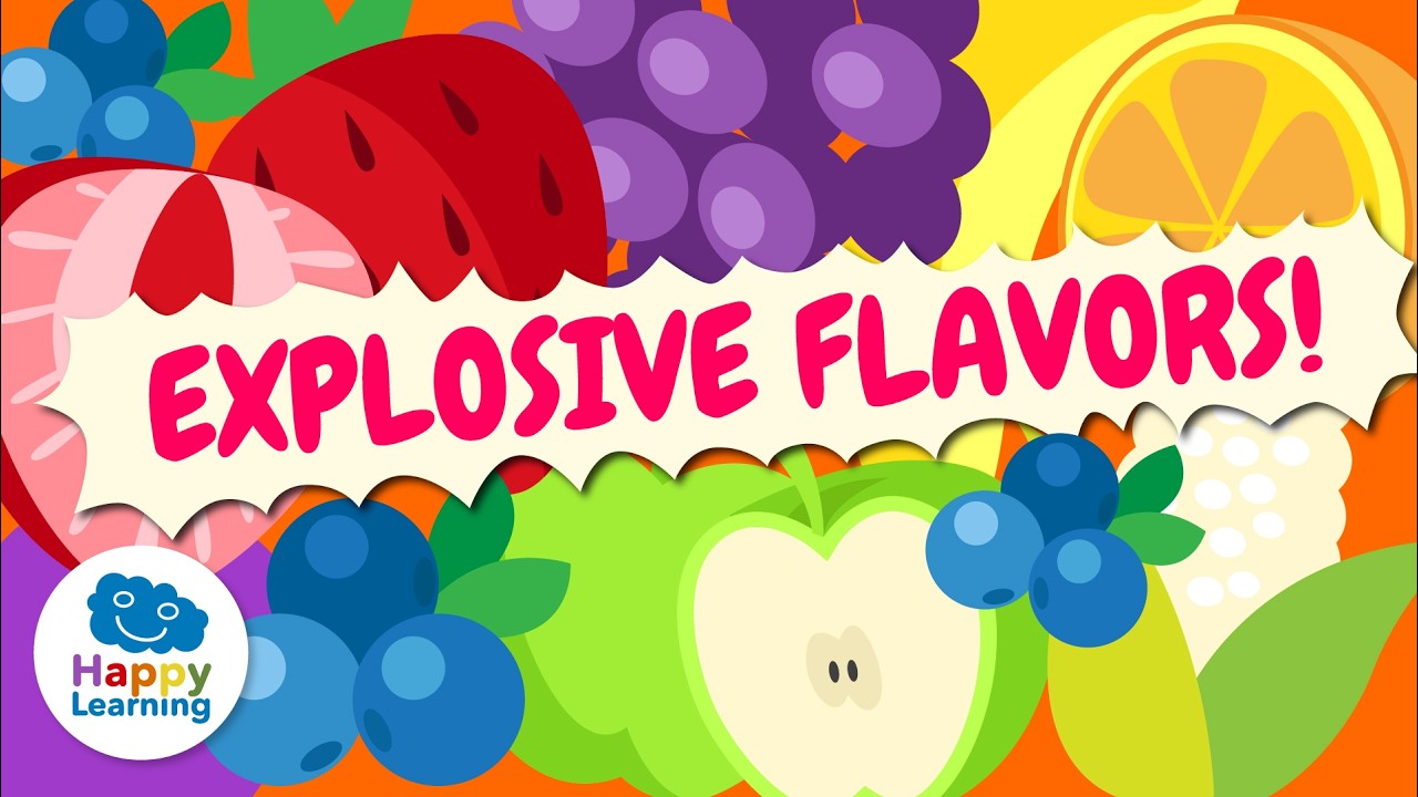 👅 HOW does your TONGUE taste FOOD? | The SENSE OF TASTE | Educational Videos | @HappyLearningEN
