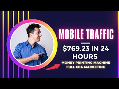 , title : '[NEW METHOD] Make $769.23 Using Mobile Traffic, CPA Marketing Tutorial, Marketing, Earning'