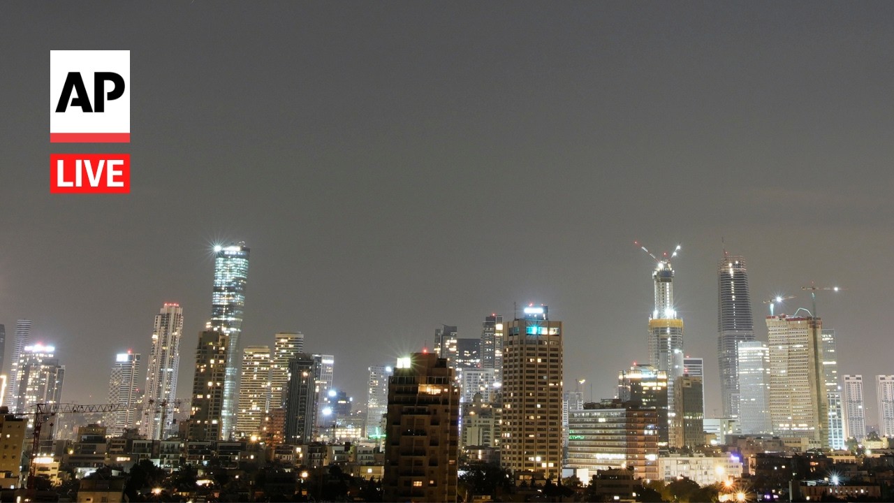 Video | LIVE: Tel Aviv and Jerusalem skyline as Iran war continues